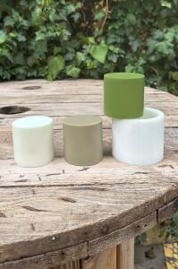 Silindir 3D Mum Kalıbı 6X6X6 (Silikon) 1 Adet