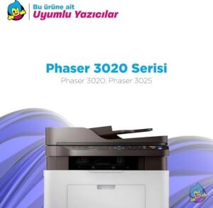 Xerox Uyumlu Phaser 3020 Muadil Toner 2'li Paket