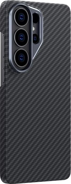 Senon Galaxy S26 Ultra Kılıf M-Safe Şarj Özellikli 1500D Aramid Fiber Senon Karbon Özel Serisi Kapak