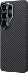 Senon Galaxy S26 Ultra Kılıf M-Safe Şarj Özellikli 1500D Aramid Fiber Senon Karbon Özel Serisi Kapak