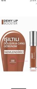 Dewy Lip Booster Dolgunlaştırıcı Etkili Yarı Transparan Dudak Parlatıcısı