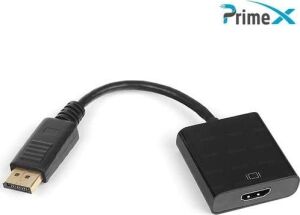 PX-1325 Displayport To HDMI Dönüştürücü, Dp Erkek To HDMI Dişi Görüntü Çevirici Adaptör, Displayport Bilgisayardan HDMI Monitör Tv Projeksiyon Bağlantı Aparatı, 2560X1600 Destekli Tak Çalıştır