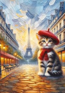 Sanatçı Kedi Paris’te 260 Parça Puzzle
