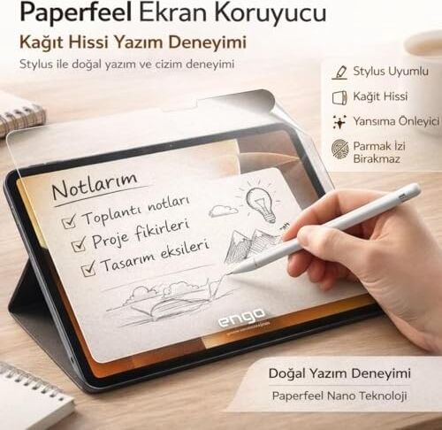 Xiaomi Pad 8 Pro 11.2 Inç Paperfeel Ekran Koruyucu Şeffaf