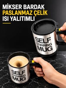 Mikser Bardak Paslanmaz Çelik Isı Yalıtımlı