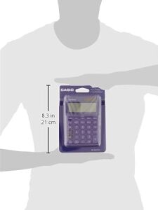 MS-20UC-PL-N-DC Casio Mini Masa Hesap Makinesi, Mor