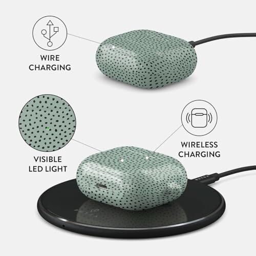 Apple Airpods 3 ile Uyumlu Kılıf, Mint Gelato