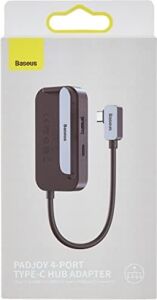 Padjoy 4-Port Type-C Hub -Gri