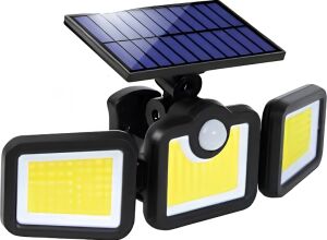 Solar LED Projektör Sensörlü Dış Mekan Güvenlik Lambası
