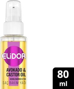 Saç Bakım Yağı ve Castor Oil Nemlendirici Etki 80 ml