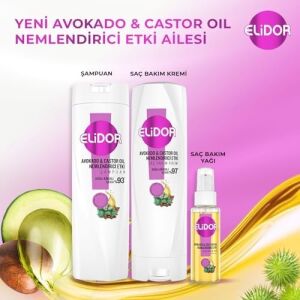Saç Bakım Yağı ve Castor Oil Nemlendirici Etki 80 ml