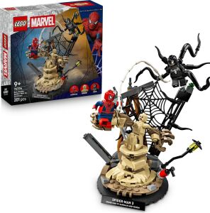Efsanevi Savaş: Örümcek Adam, Kum Adam’a Karşı 76334-9 Yaş Üzeri Çocuklar Için Örümcek Adam, Venom ve Kum Adam Minifigürleri Içeren Yaratıcı Oyuncak Yapım Seti, Hediye Fikri (201 Parça)