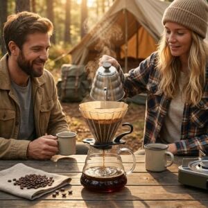 Profesyonel Cam Kahve Demleme Seti (Pour Over Dripper & Karaf) - 600 ml Kapasiteli Borosilikat Filtre Kahve Seti