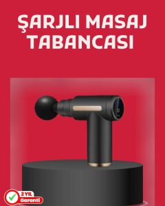 Derin Doku Masaj Tabancası 4 Başlık 6 Kademeli Sessiz Güç Şarjlı Kas Gevşetici