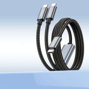 100W Çift Uçlu Type-C Pd Şarj ve Veri Kablosu – E-Mark Chip, 1,5 Metre, Çift Cihaz Şarj Desteği