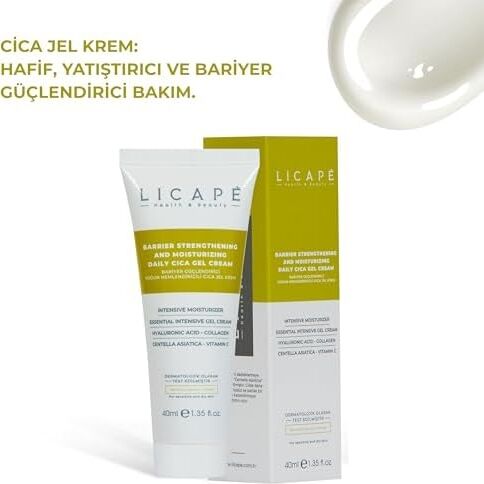 Licape-Bariyer Güçlendirici Yoğun Nemlendirici Cica Jel Krem 40ML