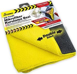 Automix Çift Taraflı Profesyonel Mikrofiber Bez 50X40 cm | Araç ve Ev Için Etkili Temizlik