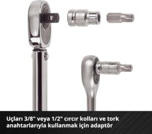 Orijinal  Xl-Case Otomotiv Bit Seti – 40 Parça (10 mm Altıgen Saplı Crv Çelik Power Bitler, 10 mm Altıgen 3/8'' ve 1/2'' Kare Lokma Adaptörleri, Saklama Kutusu Dahil) - 49109032