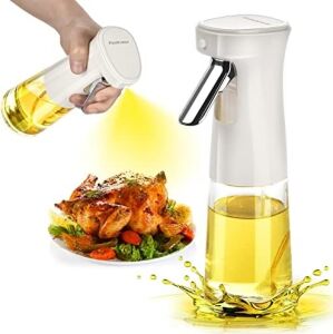 Pişirme Için Zeytinyağı Püskürtücü, 240ML Zeytinyağı Sprey Şişesi, Cam Zeytinyağı Püskürtücü Mister, Hava Fritözü Için Yağ Püskürtücü, Barbekü, Salata, Pişirme, Izgara Mutfak Aletleri
