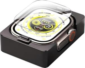 Apple Watch Uyumlu Pmma Full Koruma Ekran Koruyucu, Otomatik Hizalama Aparatlı, Kolay Kurulum, Darbe ve Çizilmelere Dayanıklı Ultra Şeffaf Koruma Filmi (Watch Film 38 Mm)