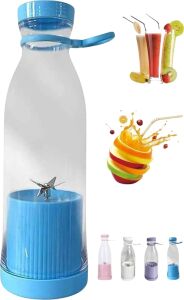 Mini Blender USB Şarjlı 380 ml Smoothie Hazırlayıcı Hafif ve Pratik Tasarım