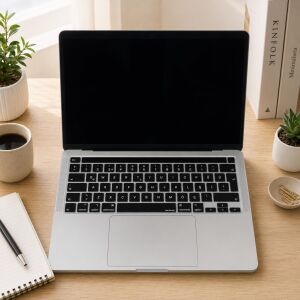 MacBook Pro Türkçe Q Klavye Koruyucu Eu Uk Iso Enter A2338 M1 M2 A2251 A2289 A2141 Uyumlu Ince Siyah Silikon Keyboard Cover Touch Bar 13 Inç 16 Inç Siyah