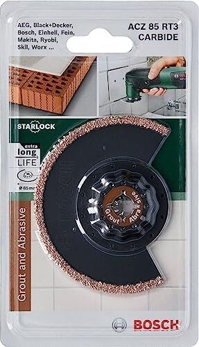 Professional Accessories Diy Carbide Serisi Derz Arası Karbür Riff Segman Testere Bıçağı, 85 Mm/acz 85 Rt3, Siyah