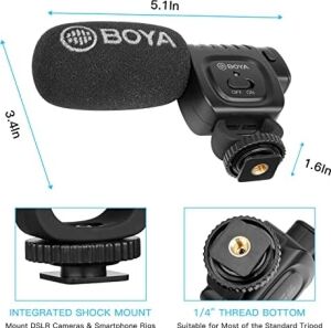 Boya BY-BM3011 Kompakt Shotgun Mikrofon