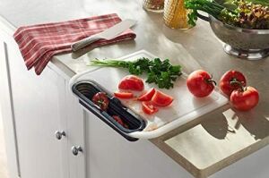 7032 Cut & Catch Cutting Board, White
