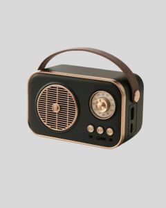 Retro Tarz Kablosuz Radyo – Bluetooth, USB ve Tf Kart Girişli
