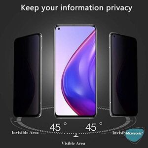 Xiaomi Mi 10T Pro Privacy 5d Gizlilik Filtreli Cam Ekran Koruyucu Siyah