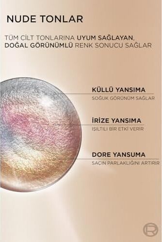 Creme Nude Renkler Saç Boyası - 3u Nude Koyu Kahve