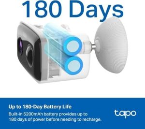 C400 | 1080P 2mp Dış Mekan Güvenlik Kamerası | 180 Gün Pil Ömrü | Kişi Algılama | Renkli Gece Görüşü | IP65 | Microsd & Bulut Depolama | 10000MAH Batarya