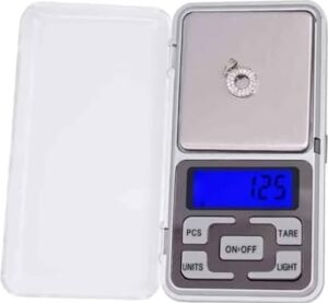 Dijital Hassas Elektronik Kuyumcu Cep Terazisi, 300 gr Kapasite 0.01 gr Hassasiyet, Kompakt ve Taşınabilir Tartı