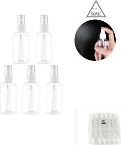 Boş Sprey Şişesi - Plastik - 50 ml - Şeffaf