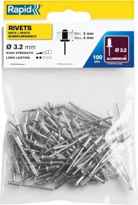 Percin 3.2x8 mm ALUMINYUM100 Adet