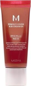 Mükemmel Kapatıcılık Sunan Çok Fonksiyonlu M Perfect Cover Bb Krem Ex SPF42 Pa No.13 20 Mililitre