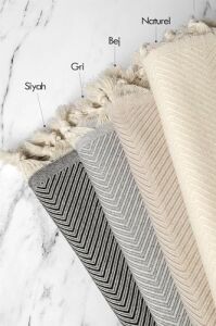 Denizli Concept Trendy Koltuk Örtüsü Siyah 170 x 300