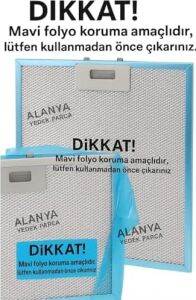 2 Adet 11013941 - Davlumbaz Aspiratör Filtresi- 300X253 mm