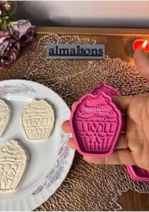 Cupcake Kurabiye Kalıbı Seti - Set 2- Hamur Şekillendirici - Şeker Hamuru Kalıp- 3 Adet