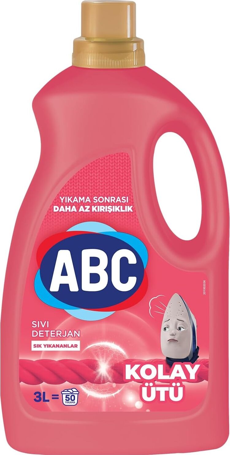 Deterjan Sıvı Çamaşır Deterjanı Kolay Ütü 3 L