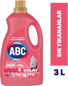 Deterjan Sıvı Çamaşır Deterjanı Kolay Ütü 3 L