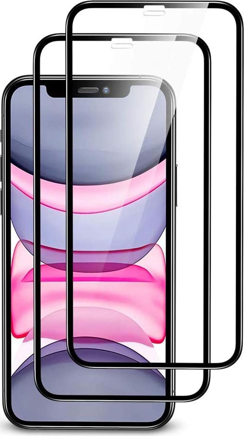 Mobile Store 5d Glass iPhone 11 Ekran Koruyucu, 2 Adet Tam Kaplayan Cam, iPhone Xr ile Uyumludur