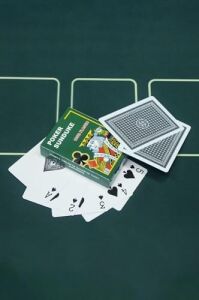 Siyah Pvc Plastik Su Geçirmez Iskambil Poker Oyun Kağıdı CIN444SY