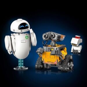 ǀ  ve Pixar Wall-E ve Eve 43279 – Film Sever Yetişkinler Için Dekoratif ve Koleksiyonluk Animasyon Film Karakterleri Model Yapım Seti, Yaratıcı Hediye Fikri (811 Parça)