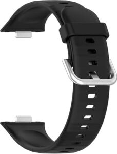 Watch Fit 5 Için Kordon, Silicone Sport Band Siyah