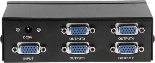 4 Port VGA Splitter VGA Çoğaltıcı VGA 4 VGA Çoklayıcı 200MHZ