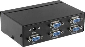 4 Port VGA Splitter VGA Çoğaltıcı VGA 4 VGA Çoklayıcı 200MHZ
