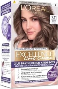 Creme 7.11 Ekstra Küllü Kumral Saç Boyası