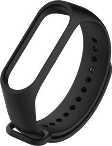 Xiaomi Mi Band 6 ile Uyumlu Saat Kayışı Ent Kaliteli Xiaomi Mi Band 6 ile Uyumlu Spor Saat Kontrast Renkli Termoplastik Siyah